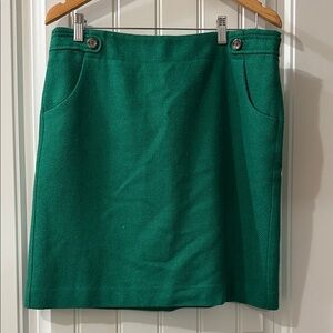 Ann Taylor Elegant Green Women's Skirt